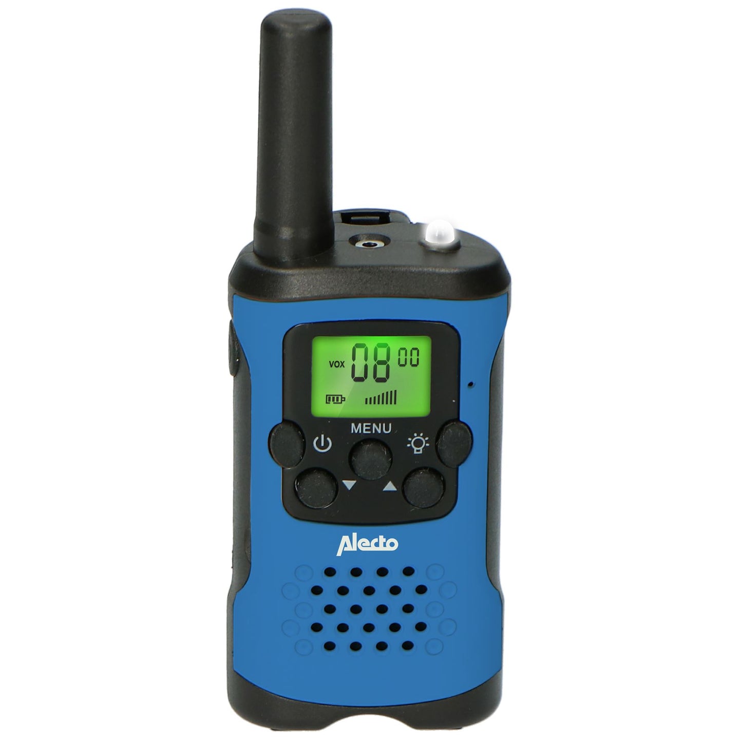 Alecto Walkie-Talkie Childrens Set | 2 Handsets | Up to 7 km | Frequency channels: 8 | VOX | up to 3 Hours | Black / Blue