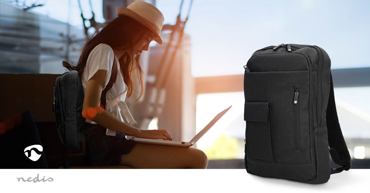 Nedis Notebook Backpack | 10 - 16 " | 10 Compartments | 430 mm | 50 mm | 290 mm