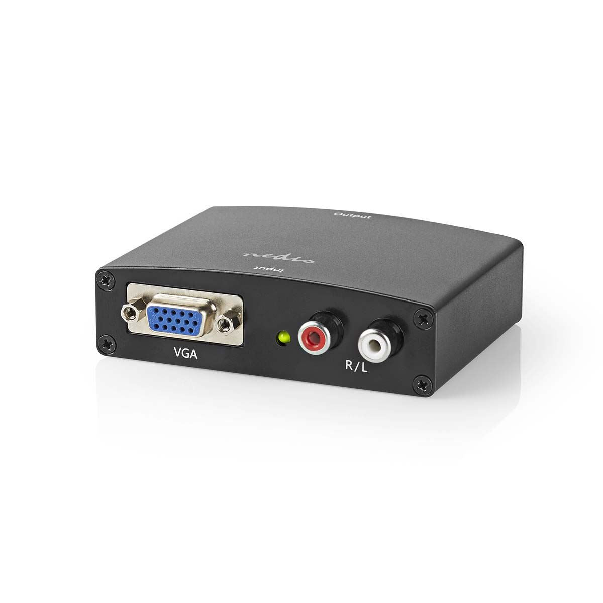 Nedis VCON3454AT | HDMI™ Converter | VGA Female / 2x RCA Male | HDMI™ Output | 1-way | 1080p | 1.65 Gbps | Aluminium | Anthracite
