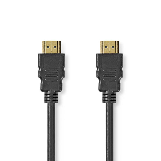 Nedis Ultra High Speed HDMI™ Cable | HDMI™ Connector | HDMI™ Connector | 8K@60Hz | 48 Gbps | 1.00 m | Round | 6.0 mm | Black | Envelope