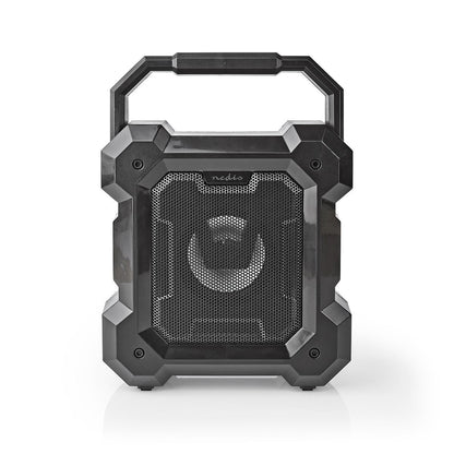 Nedis Bluetooth® Speaker | Maximum battery play time: 13 hrs | Table Design | 5 W | Mono | Built-in microphone | Black