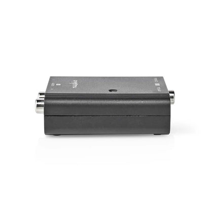 Nedis Digital Audio Converter | 1-way | Connection input: 2x RCA Male | Connection output: 1x S/PDIF (RCA) Female / 1x TosLink Female | ARC | Manual | Black