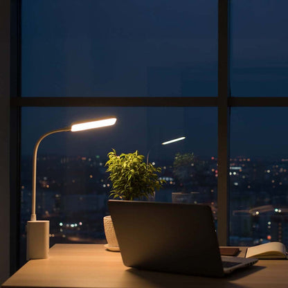 Nedis LTLR10WT | LED Desk Lamp | Dimmable | 1 Light Mode | 90 lm | Rechargeable | Touch Function | White