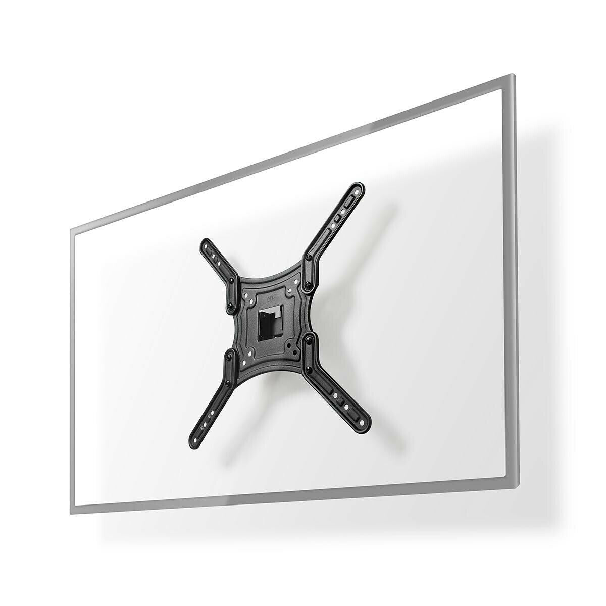 Nedis Full Motion TV Wall Mount | 23 - 55 " | Maximum supported screen weight: 30 kg | Tiltable | Rotatable | Minimum wall distance: 67 mm | Maximum wall distance: 67 mm | 1 Pivot point(s) | ABS / Steel | Black
