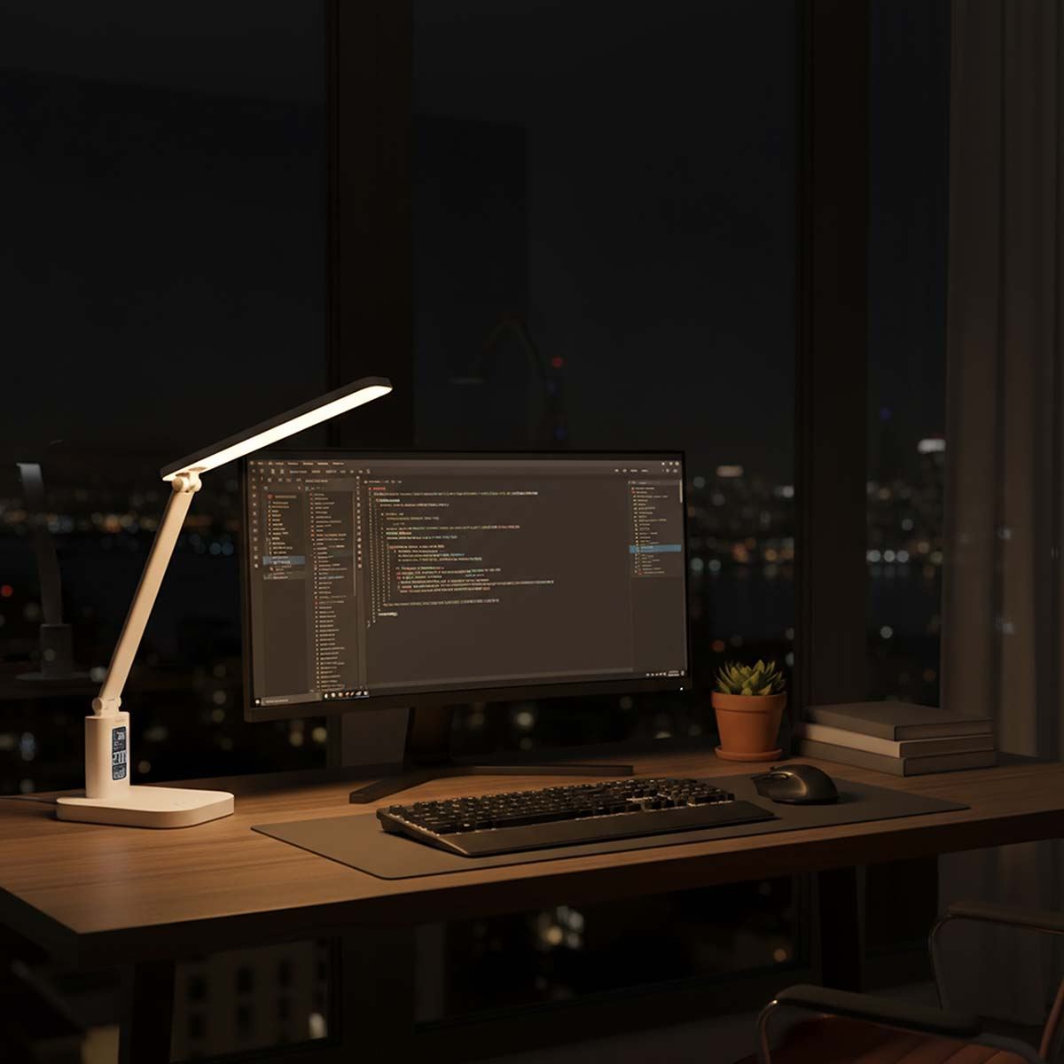 Nedis LTLRC10WT | LED Desk Lamp | Dimmable | 3 Light Modes | 220 lm | Rechargeable | Dimmer - On Product | White