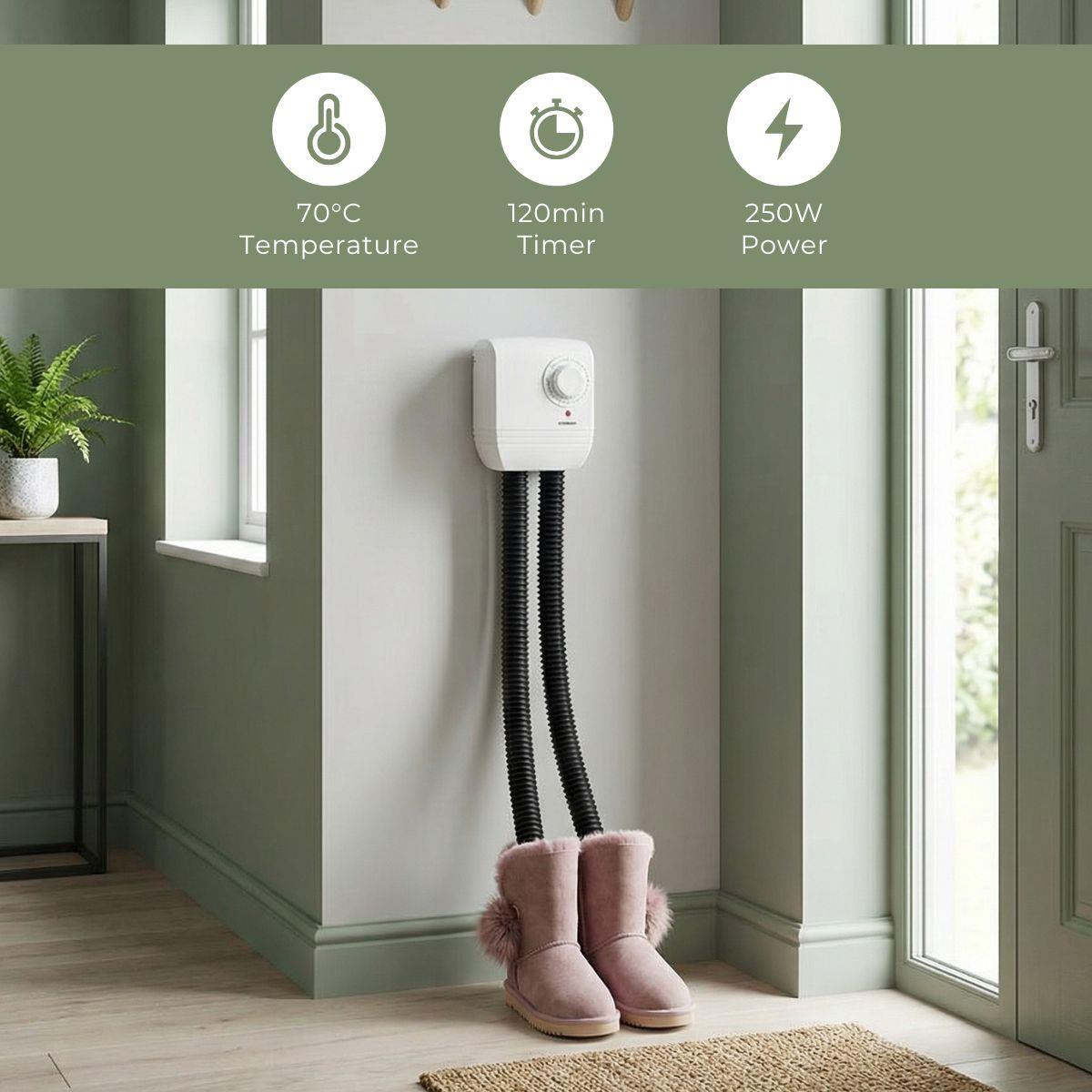 MELISSA Shoe Dryer 250 W | 45 °C | Overheating protection