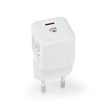 Nedis Wall Charger | Quick charge feature | 1.67 / 2.22 / 3.0 A | Number of outputs: 1 | USB-C™ | Automatic Voltage Selection | White