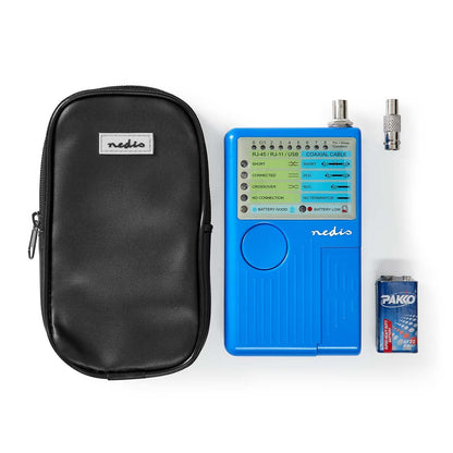 Nedis LAN measuring instrument | Wired | 180 m | LED indicator | Battery Powered