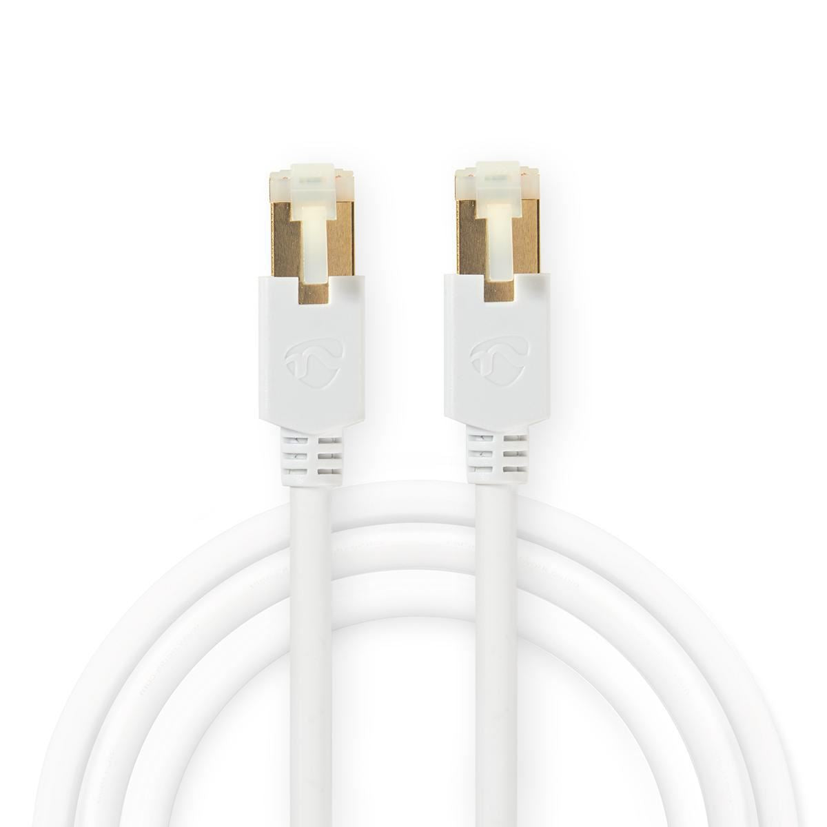 Nedis CAT6 Network Cable | RJ45 Male | RJ45 Male | S/FTP | 5.00 m | Round | LSZH / PVC | White | Window Box
