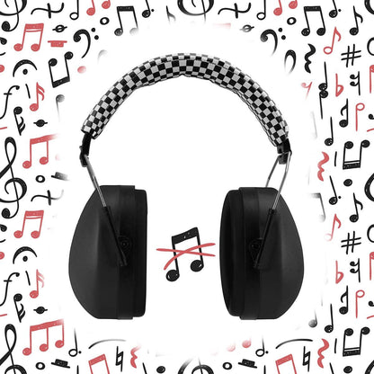 Alecto BV-71 Earmuff Noise Suppressors | Sensory Overload Protection | for kids Black