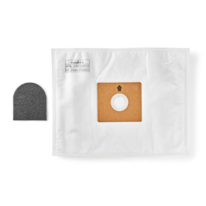 Nedis DUBG121NED10 | Vacuum Cleaner Bag | 10 pcs | Synthetic | Most sold for: Nedis DUBG121NED10 |® VCBG300-Series | White