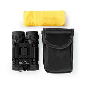 Nedis Binocular | Magnification: 8 x | Objective lens diameter: 21 mm | Field of view: 128 m | Travel bag included | Black