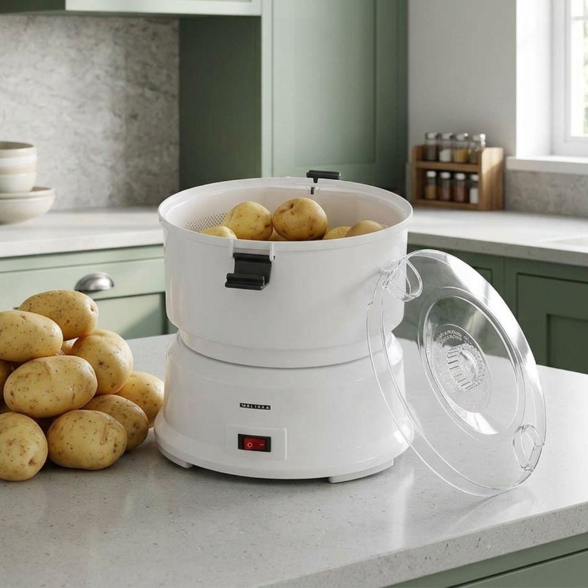 MELISSA 85W Electric Potato Peeler Machine |1kg | with Container
