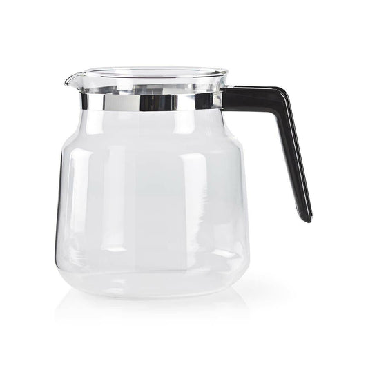Nedis Glass Coffee Jug | Compatible with: Moccamaster K / KB/ 1 0PL / Excellent 10S | 1.2 l | Black