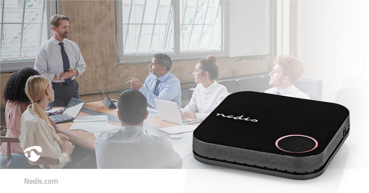 Nedis Wireless HDMI™ Receiver | Wi-Fi | 2400 MHz | 30.0 m (line of sight) | 4K@60Hz | 0.04 Gbps | PVC | Black