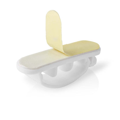 Nedis CMGC22033WT | Cable Management | Cable Clip | Locked | 3 pcs | Number of slots: 3 Slots | Maximum cable thickness: 7.5 mm | Polypropylene | White