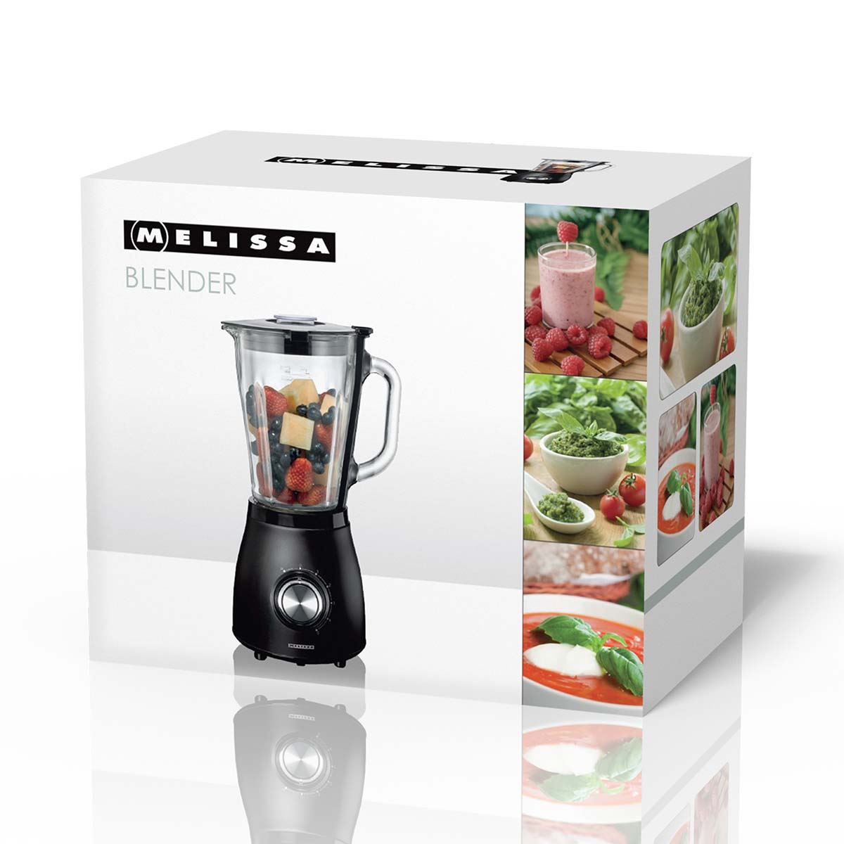 MELISSA Stand Blender | 500 W | 1.5 l | Plastic | 2-Speed Setting | Black