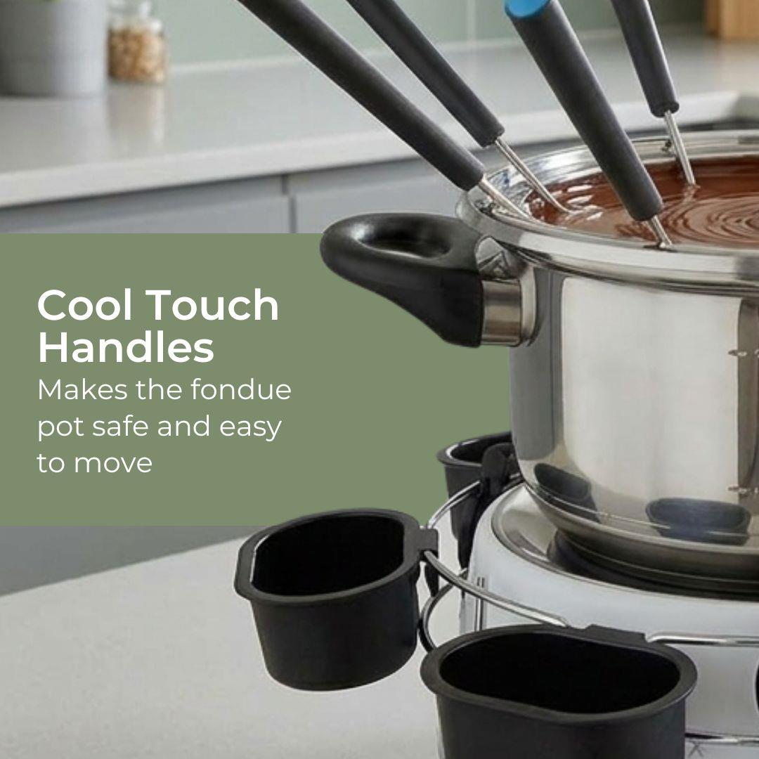 MELISSA Fondue Set | 8 Persons | 2 l | Adjustable temperature control | 1200 W | Cool touch handles | Anti-slip feet | Overheating protection