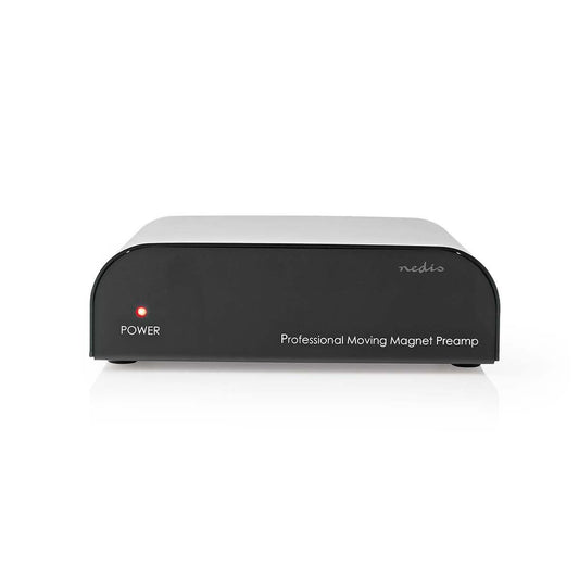 Nedis Preamplifier | Connection input: 1x RCA | Connection output: 1x RCA | 2 Channels | Phono / Turntable | Automatic | Black