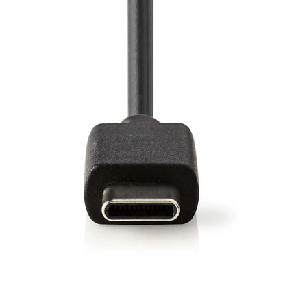 Nedis Wall Charger | 15 W | Quick charge feature | 1x 3.0 A | Number of outputs: 1 | USB-C™ (Fixed) Cable | 1.50 m | Single Voltage Output | Black