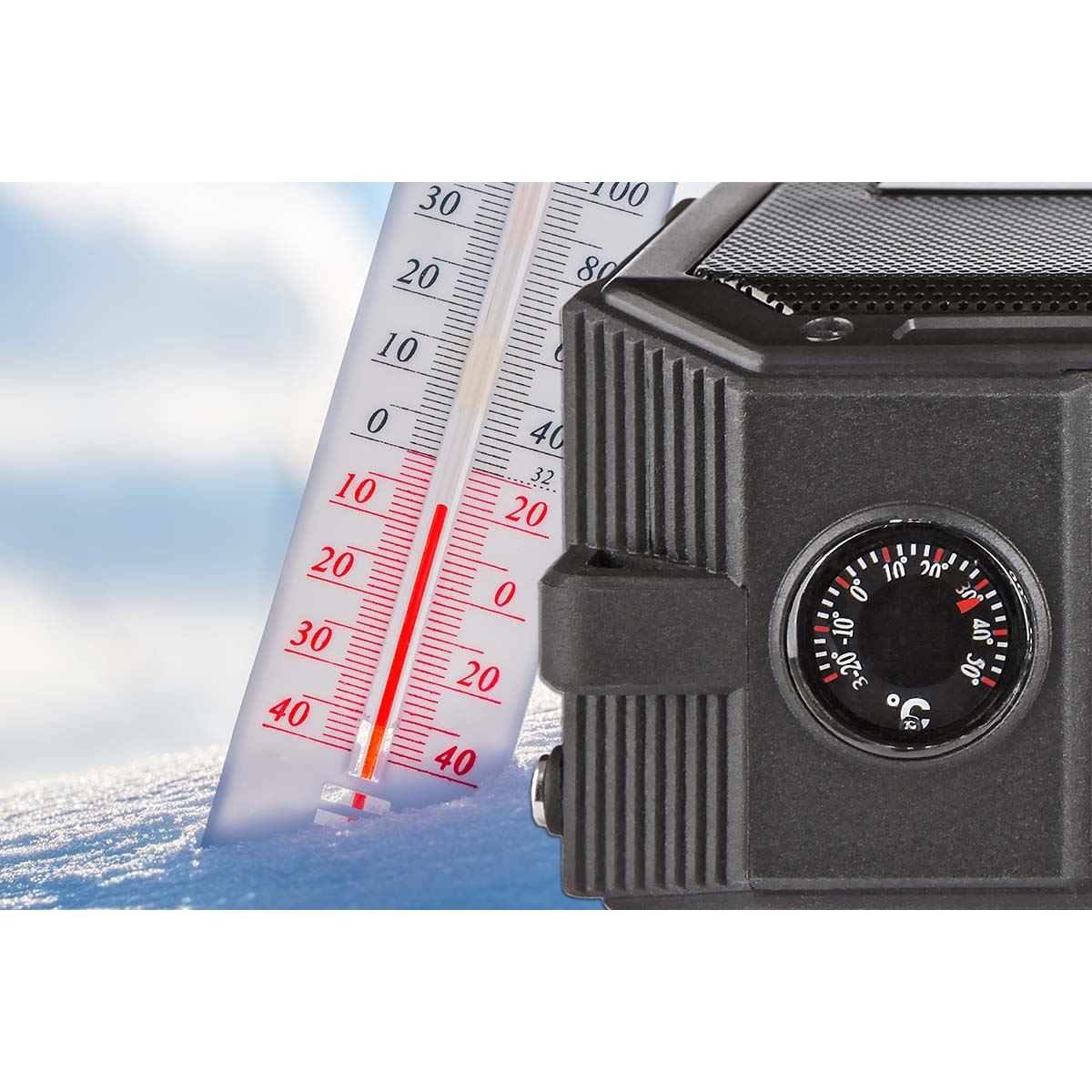 Imperial DABMAN OR 1 Robust DAB+ / FM / Bluetooth Outdoor Radio / Crank Radio Black