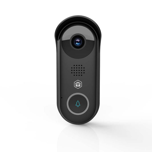 Nedis SmartLife Video Doorbell | Wi-Fi | Transformer | Full HD 1080p | Cloud Storage (optional) / microSD (not included) / Onvif | IP54 | With motion sensor | Night vision | Black