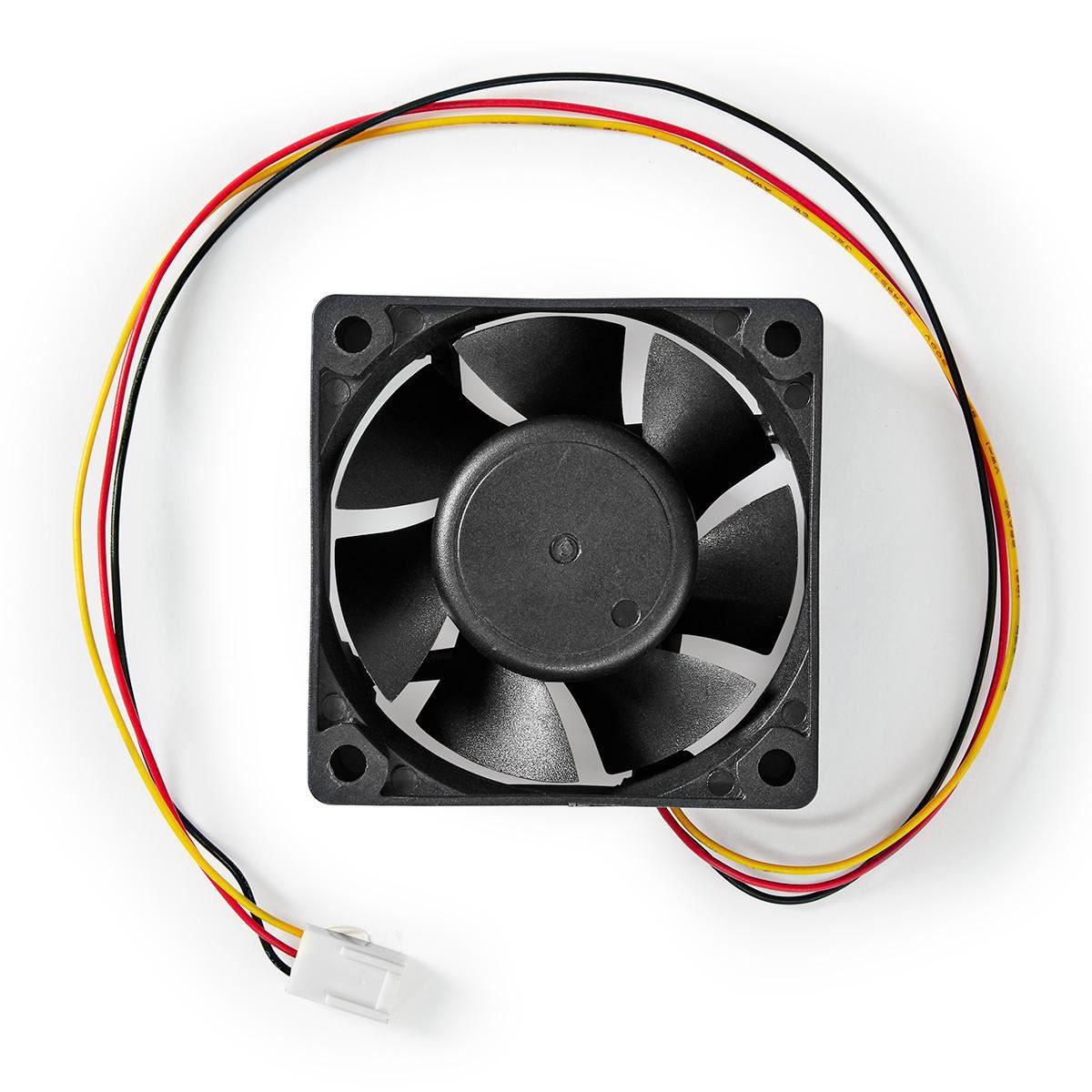 Nedis DC Fan | DC | Fan size: 60 mm | 3-Pin | 32.3 dBA | Black