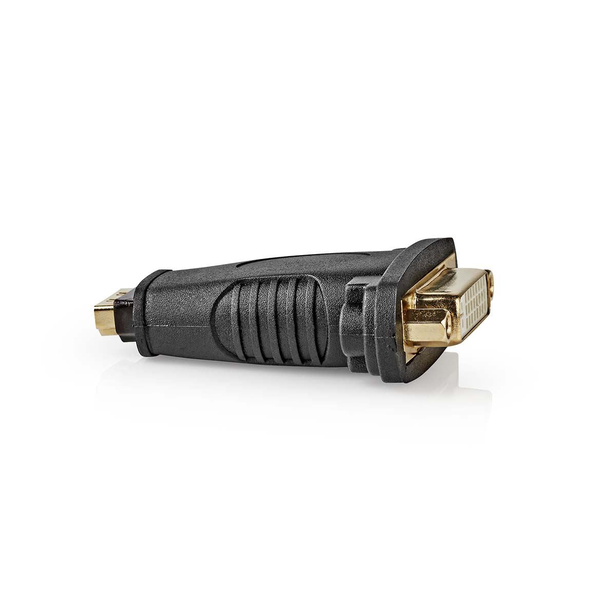 Nedis HDMI™ Adapter | HDMI™ Input | DVI-D 24+1-Pin Female | Nickel Plated | Straight | ABS | Black | 1 pcs | Box