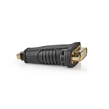 Nedis HDMI™ Adapter | HDMI™ Input | DVI-D 24+1-Pin Female | Nickel Plated | Straight | ABS | Black | 1 pcs | Box