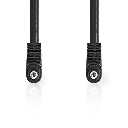 Nedis Audio Video Cable | 3.5 mm Male | 3.5 mm Male | Nickel Plated | 2.00 m | Round | PVC | Black