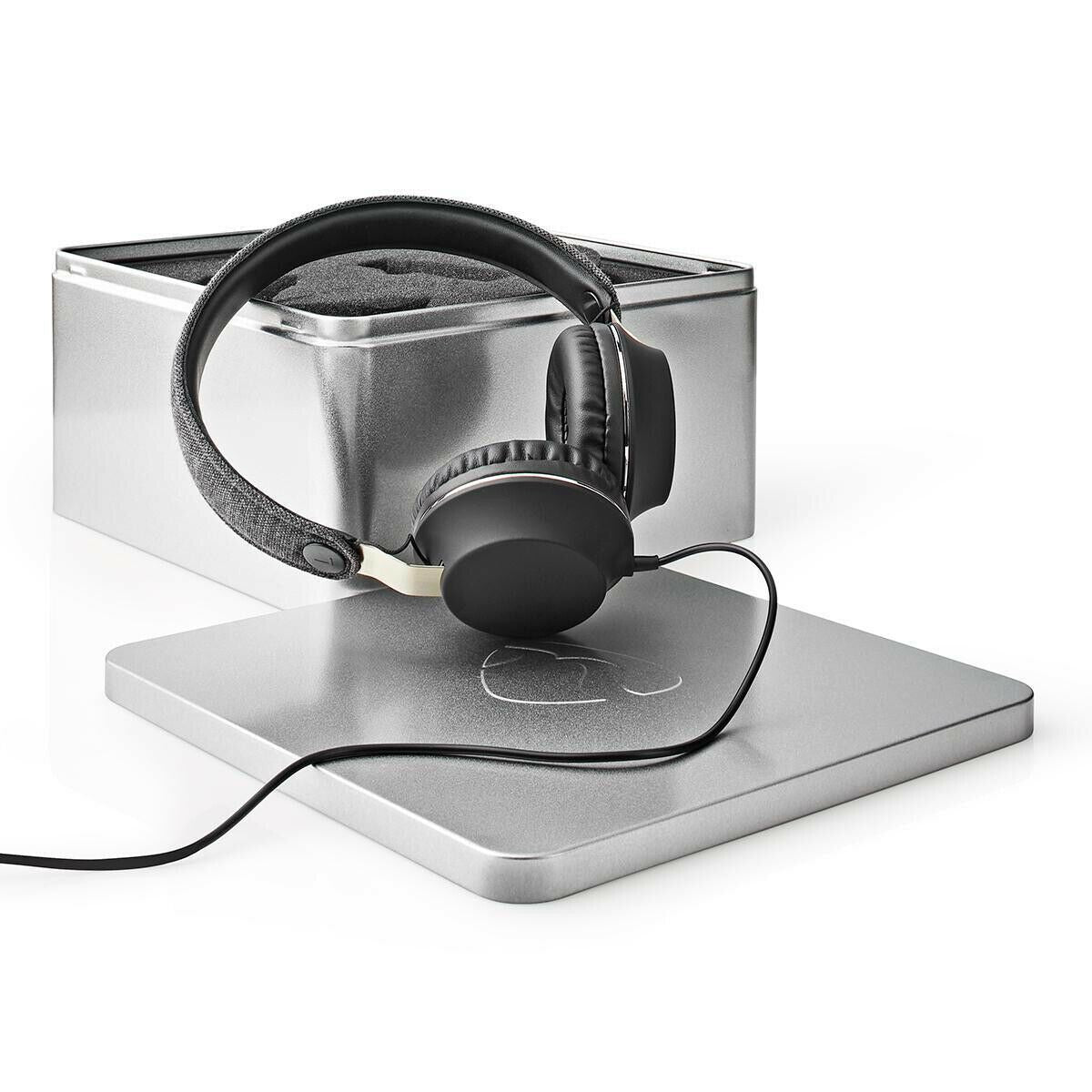 Nedis On-Ear Wired Headphones | 3.5 mm | Cable length: 1.20 m | Anthracite / Black
