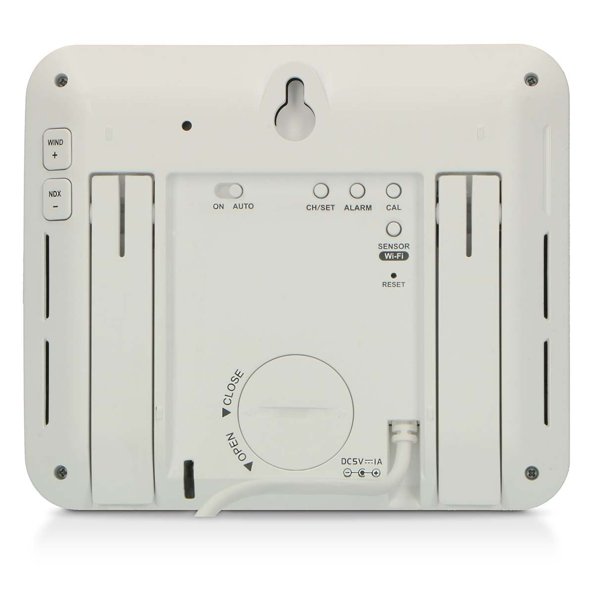 Alecto WS5400 | 8-in-1 Wi-Fi Smart Weather Station | Indoor and Outdoor Temperature, Forecast, Wind, Pressure, Humidity, Rain & More | Outside Wireless sensor | Application | Grey