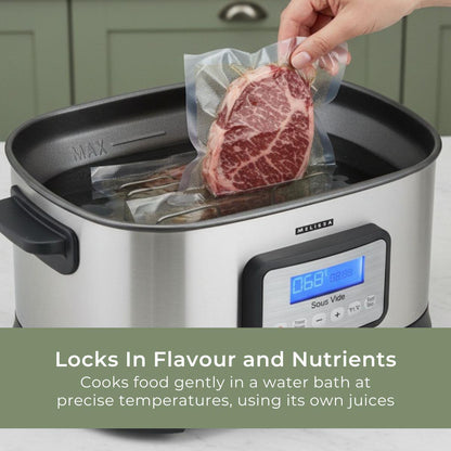 MELISSA Sous Vide with LCD Timer | 6L | 520W | Black / Stainless Steel