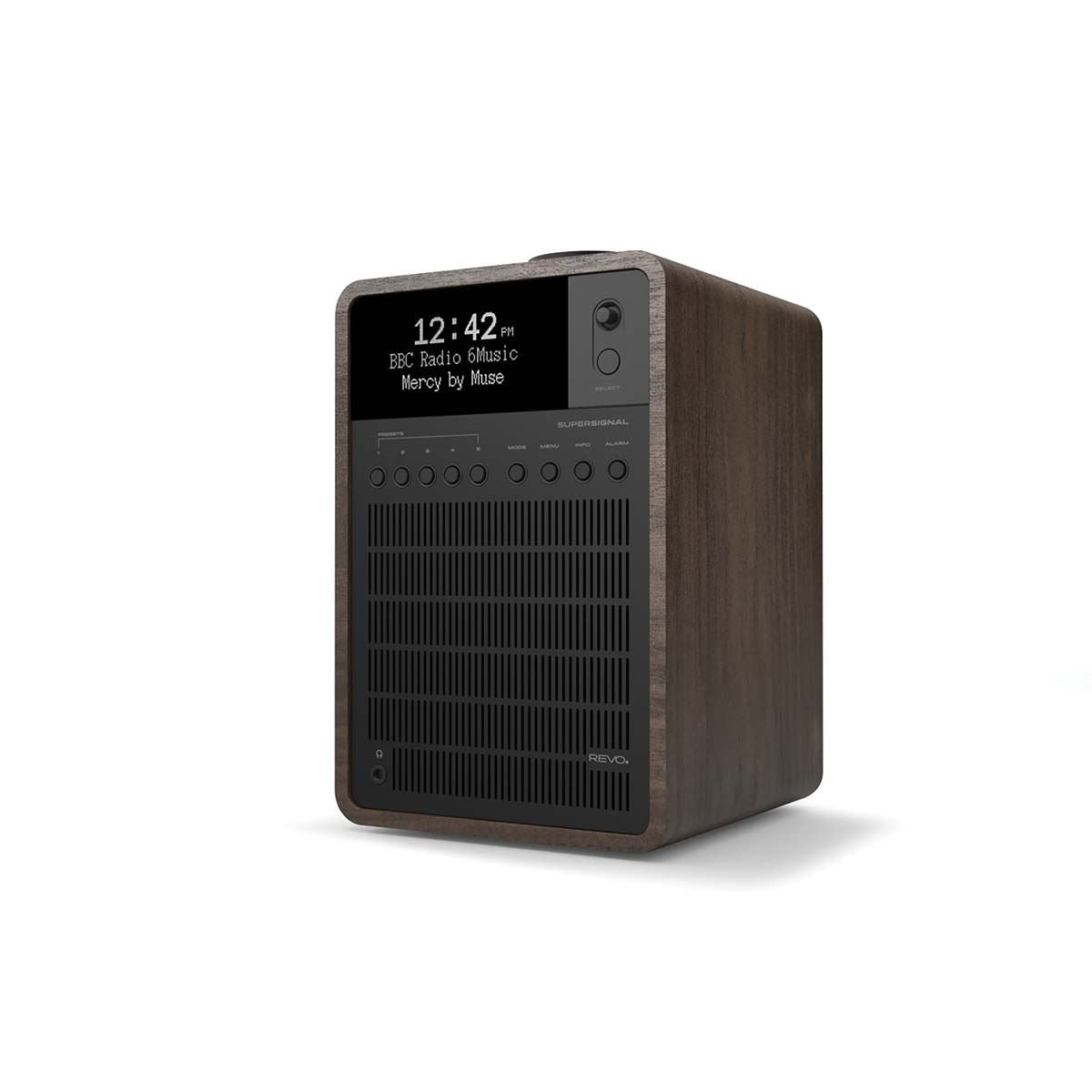REVO SuperSignal DAB+ / FM / Bluetooth Combo Radio Walnut-Black