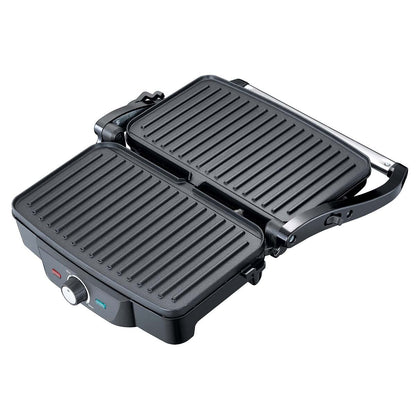 MELISSA 16240108 Contact Panini / Table Grill | 1600 W | 28 x 17 cm | Adjustable temperature control | Plastic / Stainless Steel