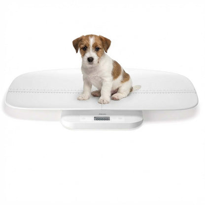 Alecto BC70 Digital Baby Weighing Scales, Personal Scale and Pet Scale in one - Up to 150 kg with Removable Weighing Surface - White