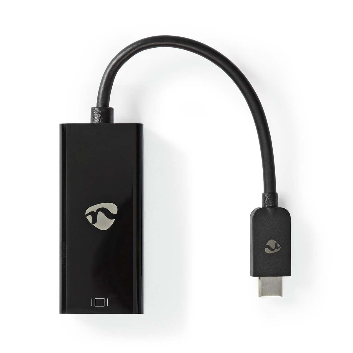 Nedis USB-C™ Adapter | USB 3.2 Gen 1 | USB-C™ Male | Mini DisplayPort Female | 8K@60Hz | 0.20 m | Round | Nickel Plated | PVC | Black | Box