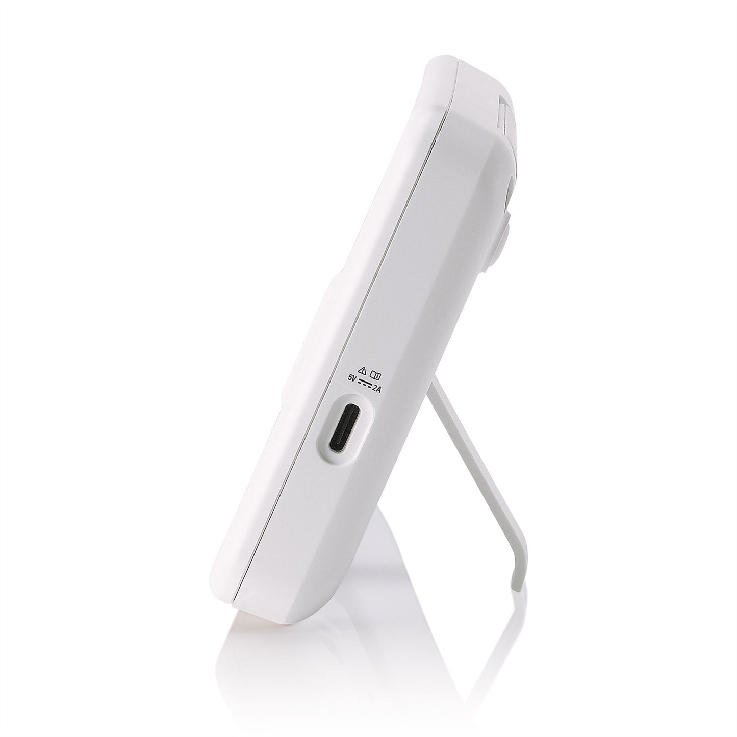 Alecto DVM2050 | Baby Monitor with Camera 5.0-inch Display - Night vision, Night Light, Temperature Display, 16 hours Standby Time | White / Grey