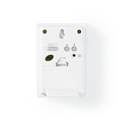 Nedis Wireless Doorbell Set | Battery Powered | 3 V DC | 1x CR2032 | Volume: 80 dB | Signal range: 300 m | IP44 | 36 Melodies | 1 Receiver | White