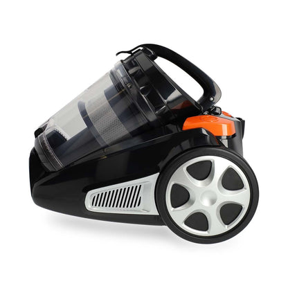 Nedis Bagless Vacuum Cleaner | Bagless | 700 W | Dust capacity: 3.0 l | Combi Brush | Action radius: 8.50 m | HEPA air filter | Anthracite / Black / Orange