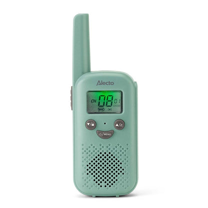 Alecto FR10GR | Walkie-Talkie Set | 2 Handsets | Up to 6 km | Frequency channels: 8 | PTT / VOX | 24 h standby | Green