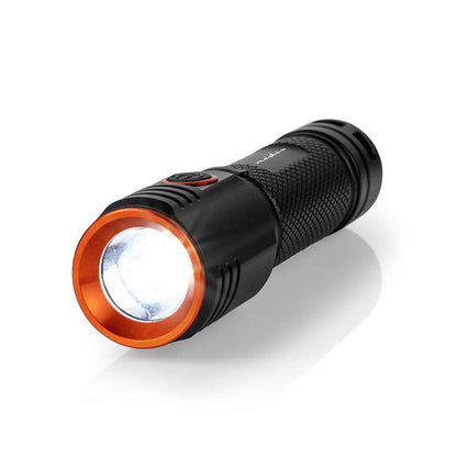 Nedis LED Torch | Battery Powered | 3.7 V DC | 20 W | N/A | Batteries included | Rechargeable | Rated luminous flux: 2000 lm | Light range: 180 m | Beam angle: 10 °
