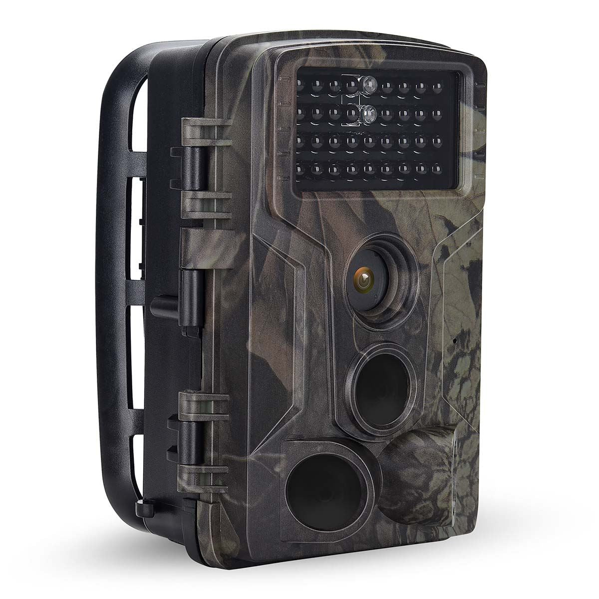 Nedis Wildlife Camera | 4K@10fps | 50 MPixel | 5 MPixel CMOS | IP65 | Black No-Glow IR | Night vision | Viewing angle: 60 ° | Motion sensor | Detection angle: 130 ° | Detection range: 20 m | Screen size: 2.4 " | LCD Screen | Brown / Green