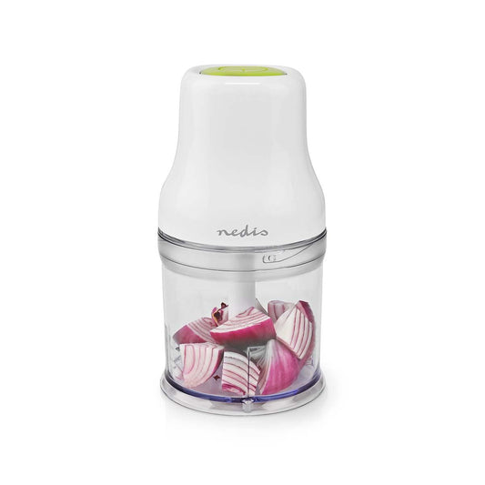Nedis Food Chopper | 200 W | 0.5 l | Plastic | 1-Speed Setting | White