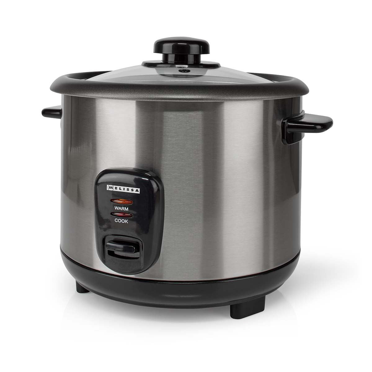 MELISSA Rice Cooker | 1.5 l | 500 W | Non stick coating | Removable bowl | Steamer Basket | Keep-warm function | Auto shut-off