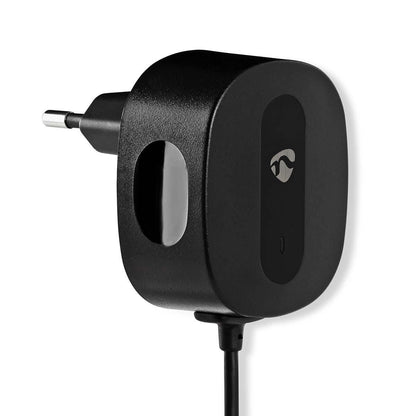 Nedis Wall Charger | 15 W | Quick charge feature | 1x 3.0 A | Number of outputs: 1 | USB-C™ (Fixed) Cable | 1.50 m | Single Voltage Output | Black