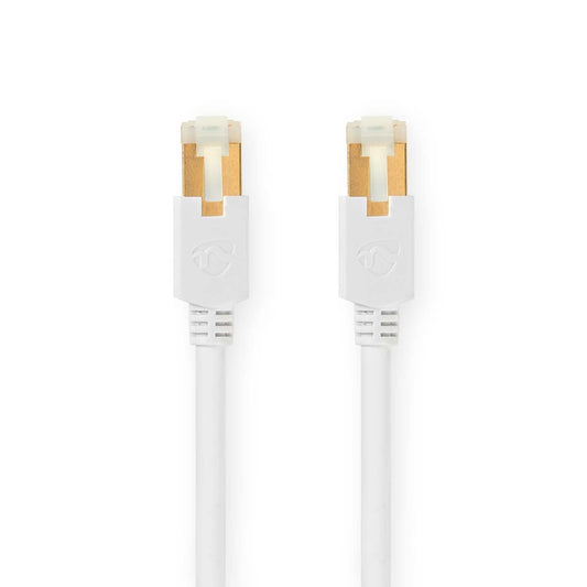 Nedis CAT6 Network Cable | RJ45 Male | RJ45 Male | S/FTP | 5.00 m | Round | LSZH / PVC | White | Window Box