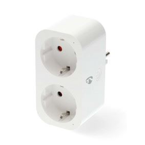 Nedis SmartLife Smart Plug | Wi-Fi | IP21 | Power meter | 3680 W | Type F (CEE 7/7) | 0 - 55 °C | Android™ / IOS | 2-Way | White | 1 pcs