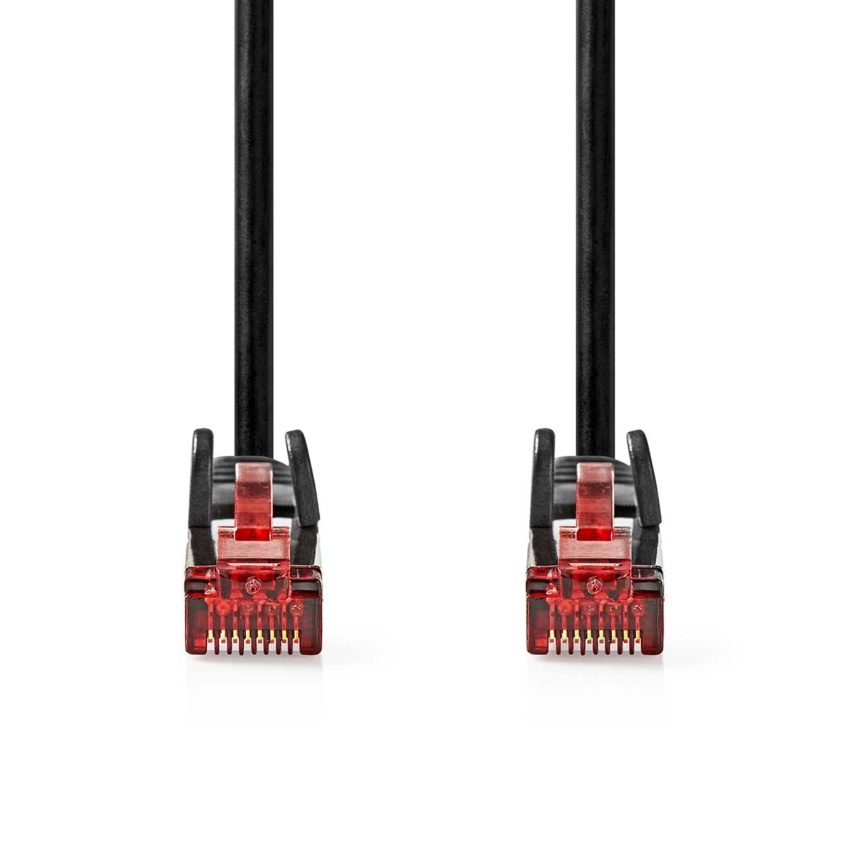 Nedis CAT6 Network Cable | RJ45 Male | RJ45 Male | U/UTP | 1.00 m | Round | PVC | Black | Label