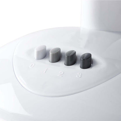 Nedis Table Fan | Mains Powered | Diameter: 400 mm | 45 W | Oscillation | 3-Speed | White